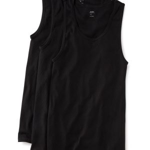 Go-Dry Rib-Knit Tank Tops 3-Pack