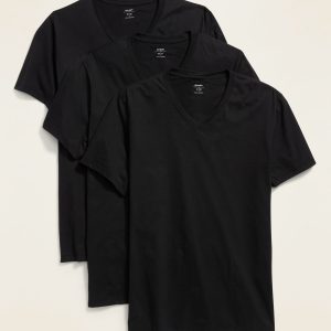 Go-Dry V-Neck T-Shirt 3-Pack