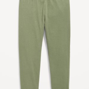 Jersey-Knit Full-Length Leggings for Toddler Girls