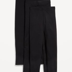 Jersey Built-In Tough Leggings 3-Pack for Girls