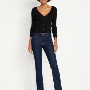 Mid-Rise Wow Boot-Cut Jeans