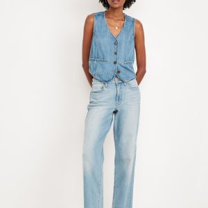 High-Waisted Wow Loose Jeans