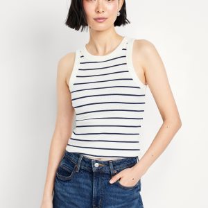Snug Striped Tank Top