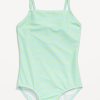 Printed Back Cutout One-Piece Swimsuit for Girls