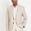 Linen-Blend Blazer