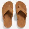 Faux-Leather Flip-Flop Sandals for Boys