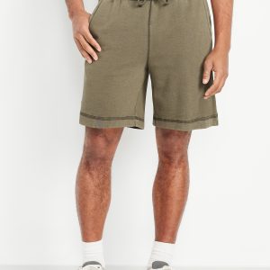 Garment-Dyed French Terry Shorts -- 6-inch inseam