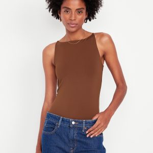 Double-Layer Cami Bodysuit