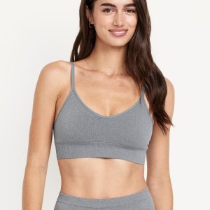Seamless Ribbed Longline Bra