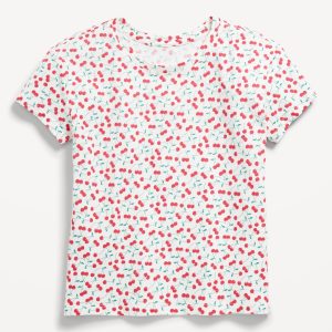 Printed Softest Short-Sleeve T-Shirt for Girls