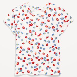 Printed Softest Short-Sleeve T-Shirt for Girls