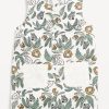 Printed Sleeveless Linen-Blend Henley One-Piece Romper for Baby