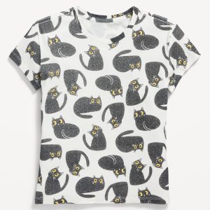 Printed Softest Short-Sleeve T-Shirt for Girls