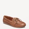 Faux-Leather Boat Shoes for Women