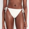 Crochet String Bikini Swim Bottoms