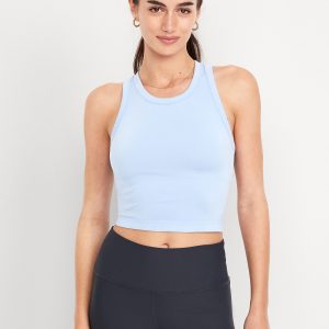 Fluid Seamless Fitted Crop Tank Top