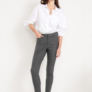 High-Waisted Pixie Skinny Ankle Pants