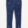 High-Waisted Rockstar 360° Stretch Jeggings for Toddler Girls