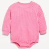 Long-Sleeve Fleece One-Piece Romper for Baby