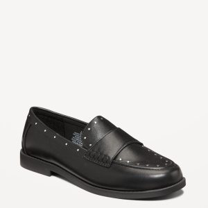Faux-Leather Loafer