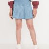 Pleated Jean Skirt for Girls