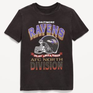 NFL⢠Baltimore Ravens⢠Gender-Neutral Graphic T-Shirt for Kids