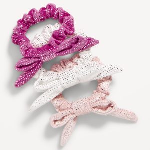 Outtekâ„¢ Sparkle Hair-Ties for Toddler Girls