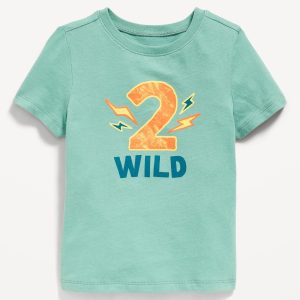 Short-Sleeve Unisex Birthday Graphic T-Shirt for Toddler