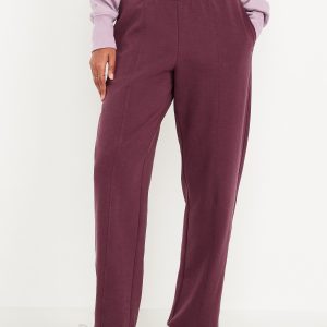 High-Waisted Dynamic Fleece Barrel Pants
