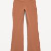 High-Waisted PowerChill Crossover Flared Leggings for Girls